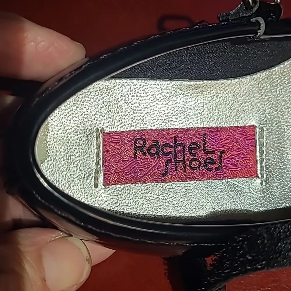 Rachel Shoes sz 6M black patent leather